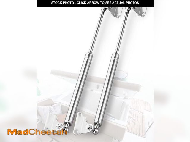 Lot 74-11905123 - ARANA Stainless Gas Struts 15 inch 45lbs, Marine Gas Struts 15 inch 200N with Brackets, Hydraulic Li...