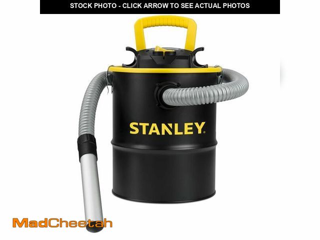 Lot 74-13564349 - STANLEY Ash Vacuum Cleaner, Portable 4 Gallon Capacity Ash Vac Canister, Powerful 4 Peak HP Horsepow...