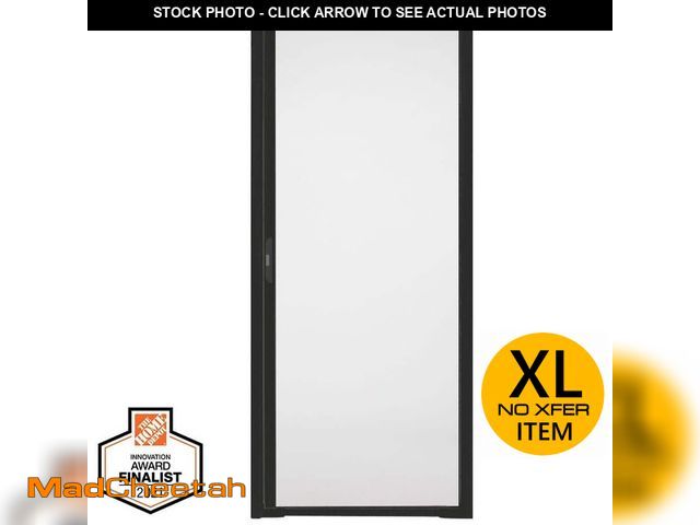 Lot 74-12673813 - Andersen 36 in. x 80 in. LuminAire Black for Single Entry Door 32 in.-36 in. Universal Handed Alumin...