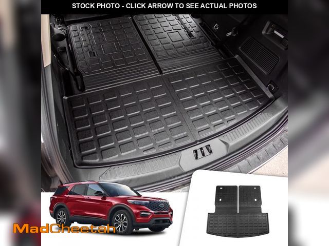 Lot 74-12154255 - (SMALL TEAR) Rongtaod Cargo Mat Compatible with 2020-2025 Ford Explorer 6&amp;7 Passenger Cargo Line...