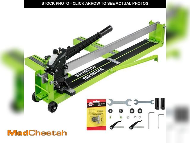 Lot 74-14193267 - SKYSHALO 31.5 in. Manual Tile Cutter with All-Steel Blade Hand Tile Cutter for Cutting Floor Tile an...