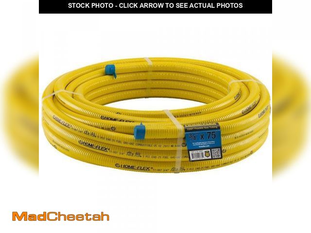 Lot 74-12086307 - HOME-FLEX 3/4 in. CSST x 75 ft. Corrugated Stainless Steel Tubing - UNUSED