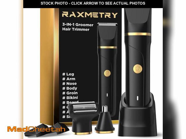 Lot 74-14057157 - Beard Trimmer for Men,Manscape 3-in-1 Electric Razor Groin Groomer,IPX7 Waterproof Wet/Dry,Versatile...