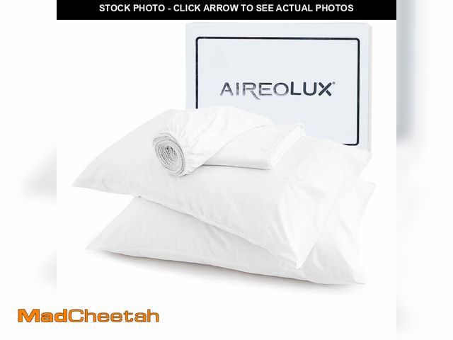 Lot 74-12688793 - 100% Cotton Full Sheet Set, 600 Thread Count Wrinkle-Resistant, Soft &amp; Silky Sateen 4-Piece Set ...