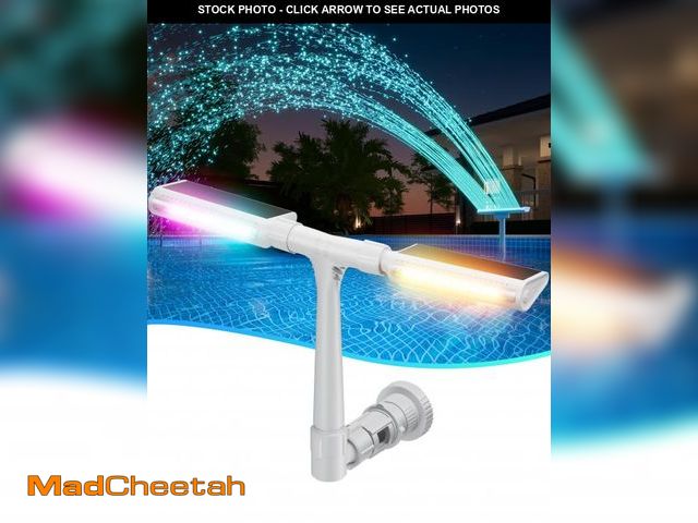 Lot 74-12047341 - ÃÂ£Ã¢âÂ¬ÃÂOriginalÃÂ£Ã¢âÂ¬Ã¢â¬Ë Solar Pool Fountain with 10-Color 4-Mode LED Lights - Auto...