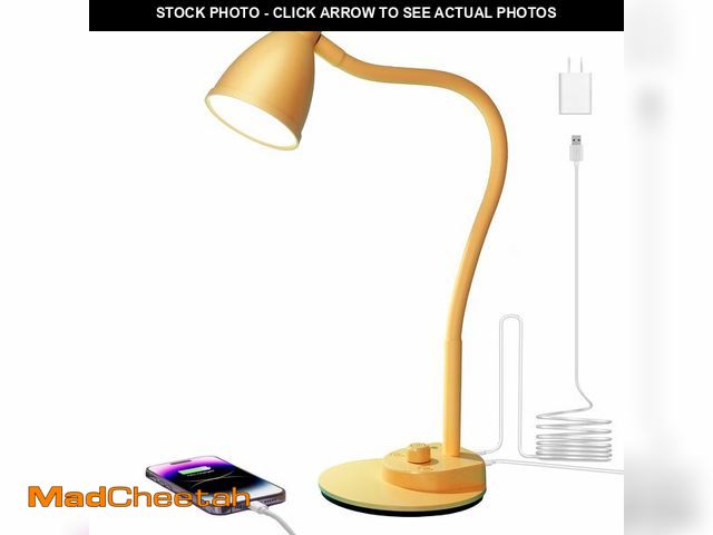 Lot 74-13567068 - BOHON LED Desk Lamp with USB Charging Port, 3 Color Modes Fully Dimmable Reading Lamp, Auto Dimming ...