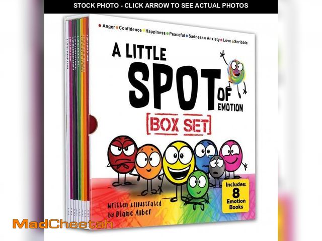 Lot 74-12302895 - A Little SPOT of Emotion 8 Book Box Set (Books 1-8: Anger, Anxiety, Peaceful, Happiness, Sadness, Co...