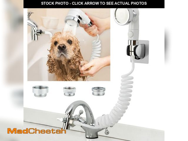 Lot 74-13632359 - ZCONIEY Sink Faucet Sprayer Attachment, Shower Head Attaches To Tub Faucet, Dog Bathing Hose Shower ...