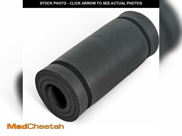 Lot 74-12827645 - CAP Barbell Yoga Mat 1" Thick with Carrying Strap - High Density Exercise Mat for Yoga, Pilates, Str...