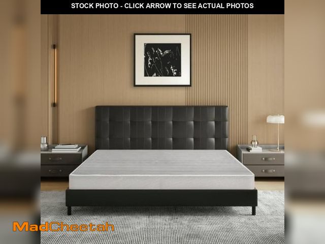 Lot 74-12263993 - MLILY Ego 5 Inch Twin Size Metal Box Spring  Easy Assembly Mattress Foundation - UNUSED