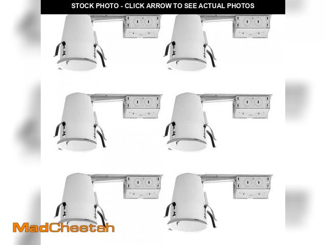 Lot 74-12147051 - HALO H99 4 in. Steel Recessed Lighting Housing for Remodel Ceiling, No Insulation Contact, Air-Tite ...