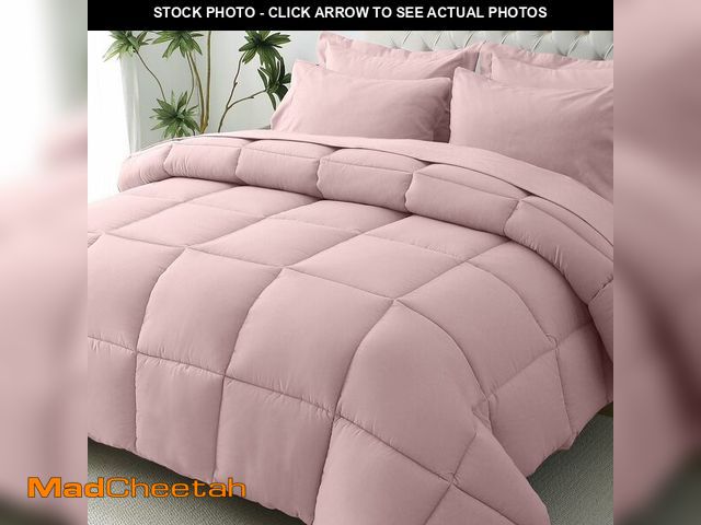 Lot 74-13771356 - JOLLYVOGUE Full Comforter Set, Ultra-Soft Bed in a Bag Full Size 7 Pieces, Oeko-TEX Certified Beddin...