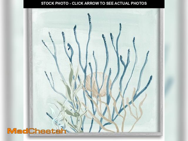 Lot 74-13040863 - Stupell Industries Layered Water Sea Life Coral Giclee Framed Wall Art, Design by Lucille Price 24" ...