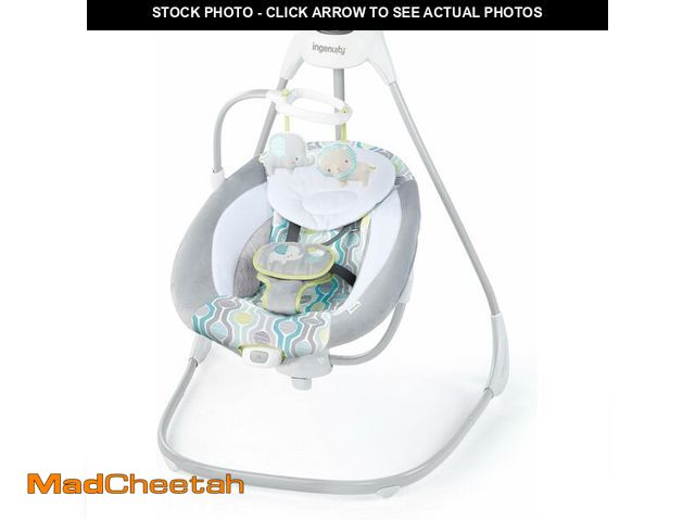 Lot 74-13041430 - Ingenuity SimpleComfort Lightweight Compact 6-Speed Multi-Direction Baby Swing, Vibrations &amp; Nat...