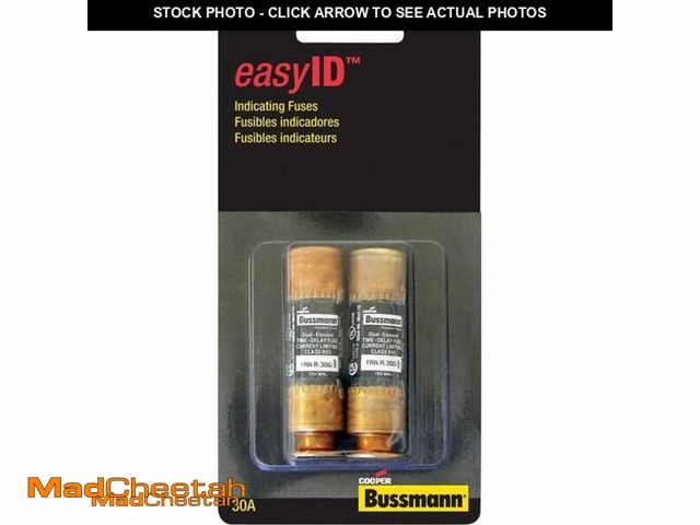 Lot 74-12061291 - Cooper Bussmann 40 Amp EasyID Fusetron Dual Element Time-Delay Current Limiting Class RK5 Fuse 250-V...