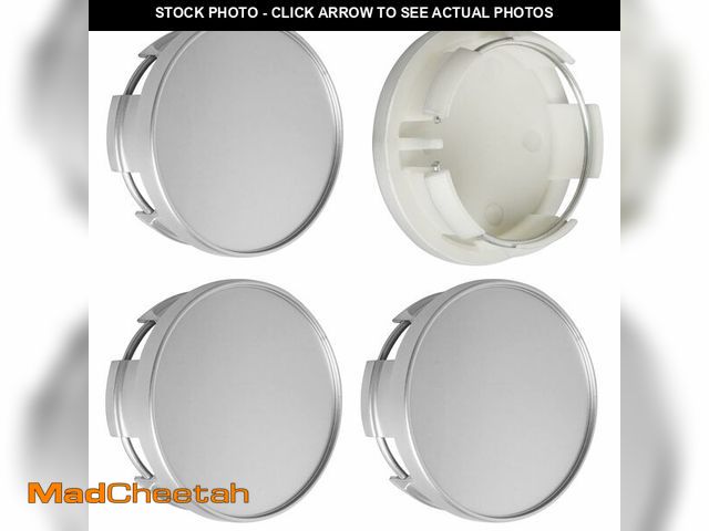 Lot 74-12697233 - 2.5Inch 63MM Wheel Center Caps for Dodge RAM 1500 Rim Hub Caps 6KF18TRMAA, Pack of 4 (Silver, Outer ...