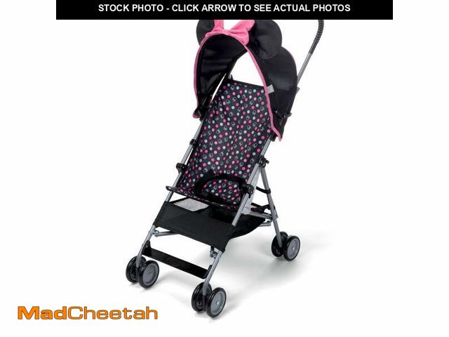 Lot 74-12886363 - Disney Baby Comfort Height Character Umbrella Stroller with Basket, Modern Minnie, Toddler, Unisex -...
