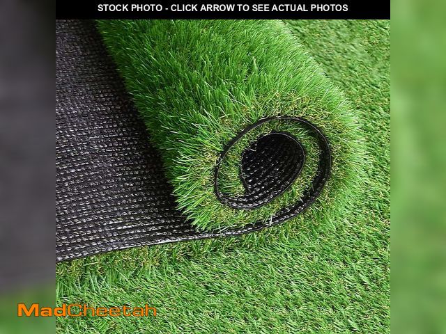 Lot 74-14369673 - Qunbio Realistic Thick 3.3ft x 32.8ft Artificial Grass Turf, Faux Lawn Grass Rug for Indoor/Outdoor,...