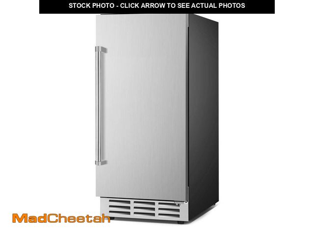 Lot 74-14193274 - SOZT 3.1 cu.ft. 128-Cans Built-In/Freestanding Outdoor Cooler Fridge In Stainless Steel, Antifouling...