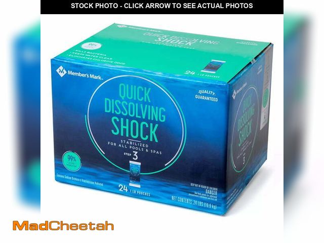 Lot 74-12886574 - Member's Mark Quick Dissolving Shock Stabilizer (1 lb., 24 ct.) - UNUSED