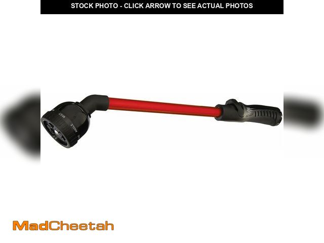 Lot 74-14305483 - Dramm RainSelect Rain Wand - 16 Inch Aluminum Watering Wand with 9-Pattern Adjustable Spray Head &am...