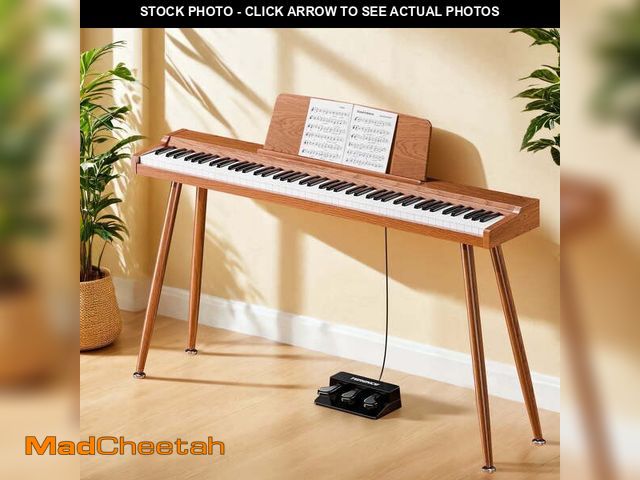 Lot 74-13764933 - TERENCE 88 Key Piano Keyboard Digital: 88 Key keyboard Piano Semi-Weighted Full Size Premium Sound M...