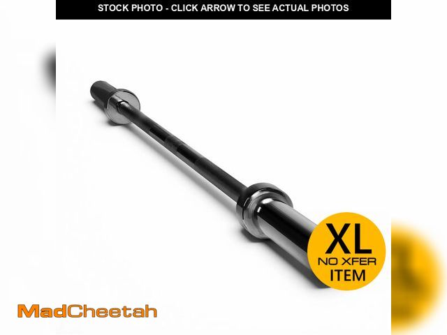 Lot 74-12689521 - CAP Barbell 6-Foot Solid Olympic Bar, Black (2-Inch) - UNUSED