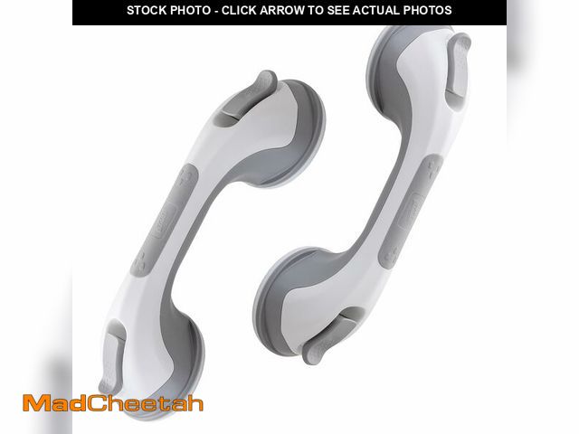 Lot 74-14302779 - TAILI Suction Shower Grab Bar 2 Pack, Grab Bars for Bathtubs Showers for Seniors Elderly Handicap, B...