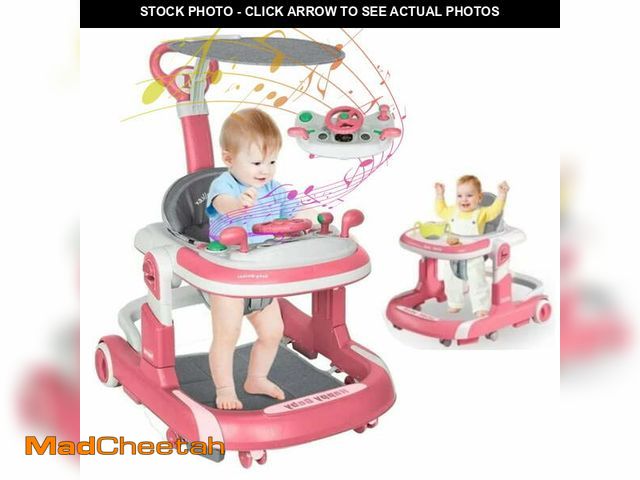 Lot 74-12766522 - Developmental Walkers for Babies, Adjustable Baby Walker with Activity Station, Musical Baby Walker ...