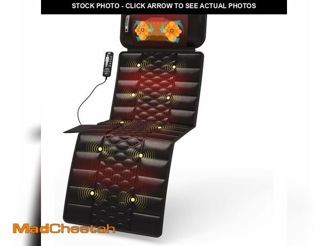 Lot 74-13709479 - DOPICT Massage Mat, Detachable Neck Massager, Full Body Vibration Heating, Massage Pad with 10 Vibra...