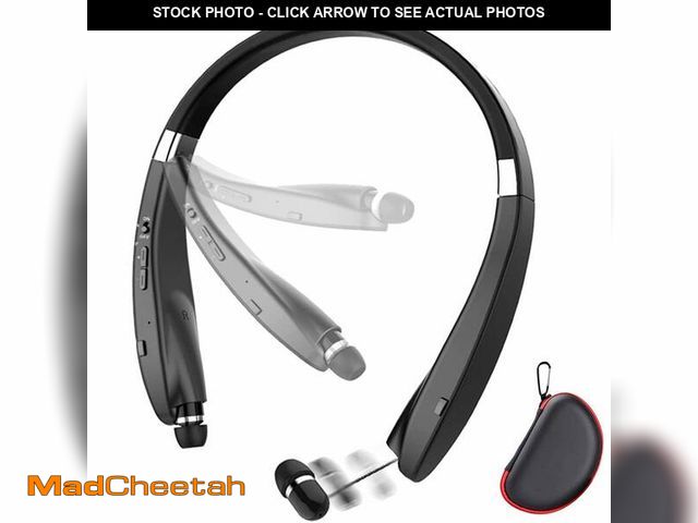 Lot 74-12876602 - Foldable Bluetooth Headset, Beartwo Lightweight Retractable Bluetooth Headphones for Sports&amp;Exer...