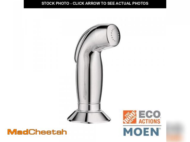 Lot 74-12410524 - MOEN Universal Kitchen Faucet Side Spray in Chrome - UNUSED
