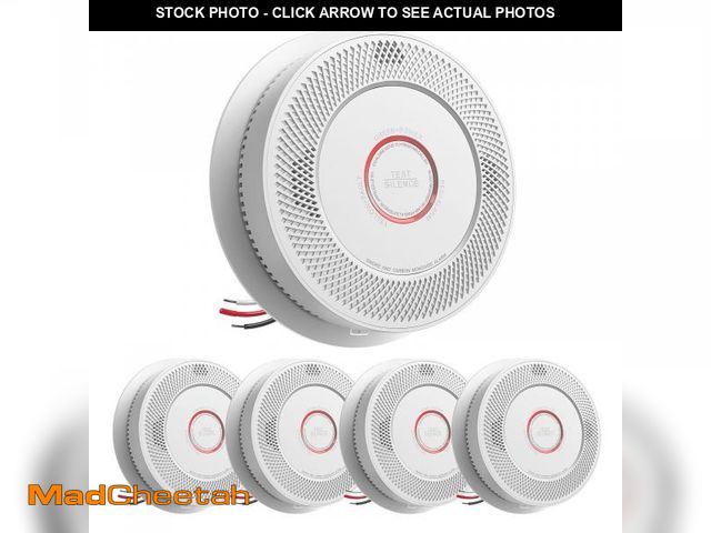 Lot 74-12052189 - SITERWELL Hardwired Interconnected Smoke and Carbon Monoxide Detector, 10 Year Product Life Alarm Sm...