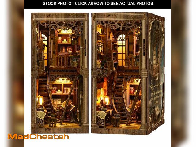 Lot 74-14270473 - nestery Book Nook Kit - Miniature House Kit for Bookshelf Decor - UNUSED