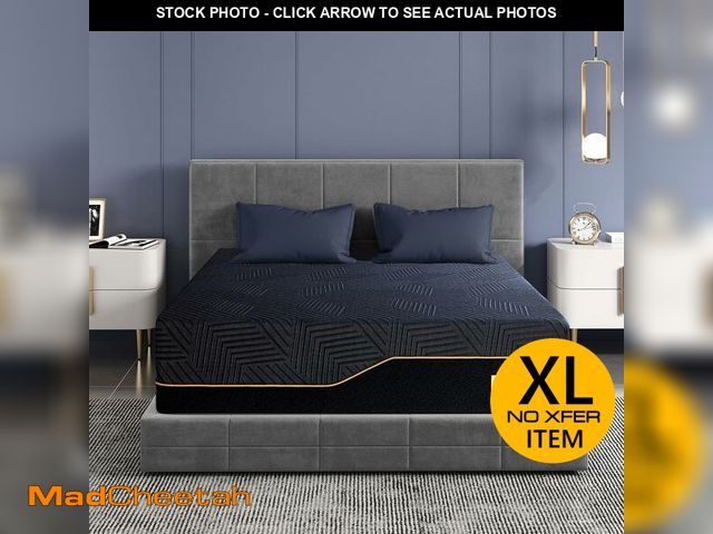 Lot 74-13075623 - MLILY EGOHOME 14 Inch Queen Memory Foam Mattress for Back Pain, Cooling Copper Gel Bed in a Box, Foa...