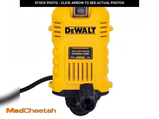 Lot 74-12463534 - DEWALT Wet/Dry Vacuum External Pump - UNUSED
