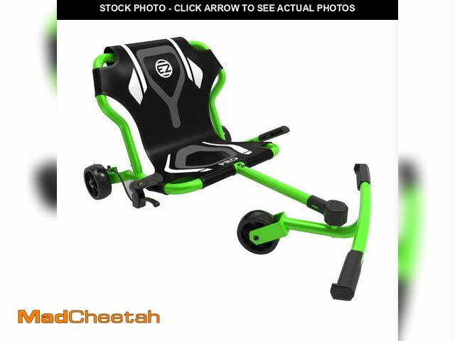 Lot 74-13147144 - EzyRoller Pro-X Ride On Toy 13 Years &amp; Up Unisex Push &amp; Pedal Ride-Ons Green - USED