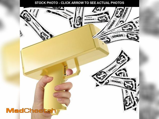 Lot 74-14312136 - Sopu Make it Rain Money Gun Paper Playing Spary Money Toy Gun, Prop Money Gun Cash Gun Toy Party Sup...