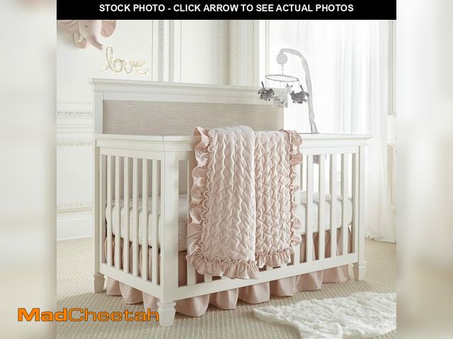 Lot 74-14382454 - Levtex Baby - Heritage Crib Bed Set - Baby Nursery Set - Blush Velvet - Rich Velvet - 4 Piece Set In...