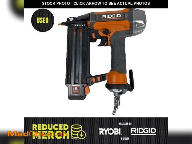 Lot 74-12796101 - RIDGID 18-Gauge Brad Nailer (Tool Only) - UNUSED