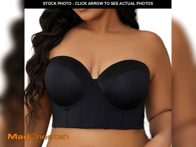 Lot 74-13719514 - SEA BBOT Longline Strapless Bra for Big Busted Women Full Coverage Corset Bra Hide Back Fat Seamless...