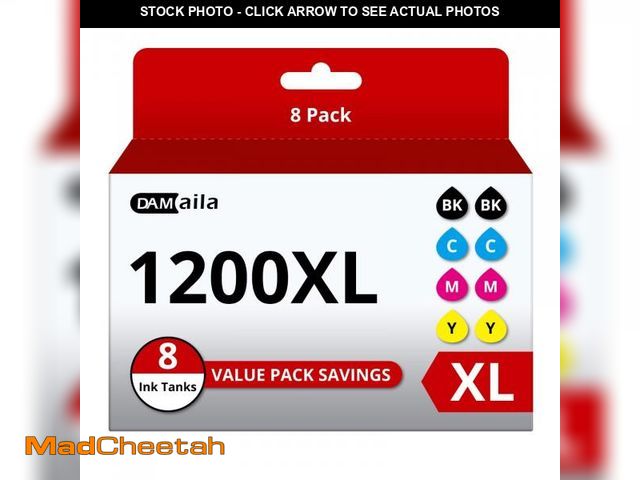 Lot 74-12305358 - DAM aila 1200XL Ink cartridges Compatible Replacement for Canon Maxify 1200 Ink to use with PGI-1200...