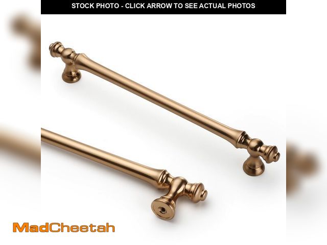 Lot 74-12698331 - Asidrama 10 Pack 7.5 Inch(192mm) Champagne Bronze Kitchen Cabinet Handles,Brushed Brass Cabinet Pull...