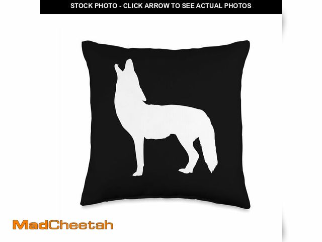 Lot 74-13788483 - Coyote Throw Pillow - UNUSED