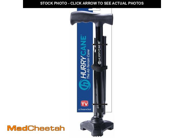 Lot 74-12835464 - HurryCane Freedom Edition Folding Cane with T Handle, Black - UNUSED