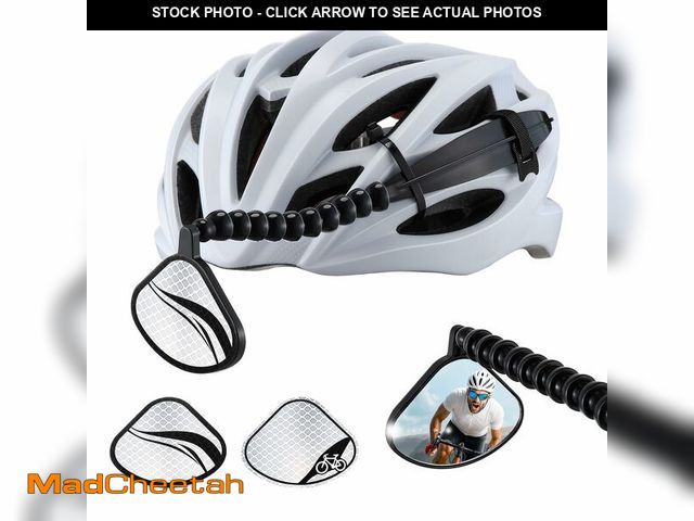 Lot 74-14059018 - Enhon Upgraded 360ÃÂ° Adjustable Bike Helmet Mirror with Rear Reflector Lightweight Flat Rearview M...