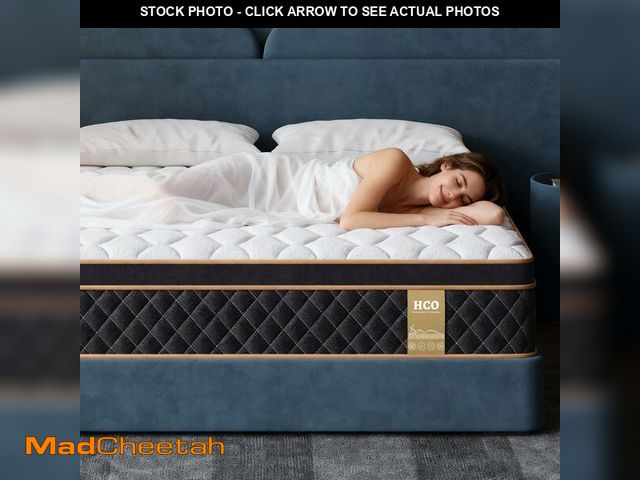 Lot 74-13579923 - HCO Full Size Mattress,12 Inch Luxury Hybrid Mattress in a Box,Medium Mattress with Gel Memory Foam ...