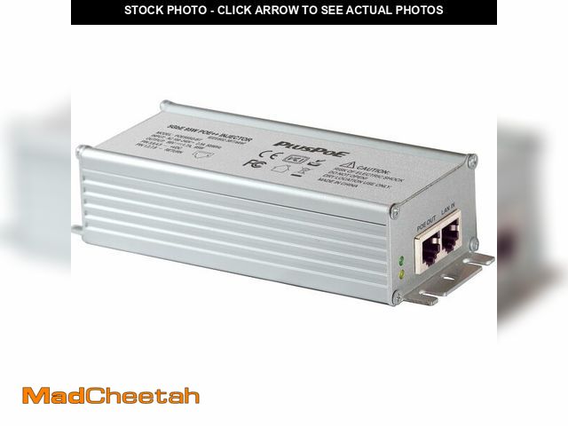 Lot 74-14055583 - 2.5Gb Gigabit PoE++ Injector 90W, 2.5G Gigabit POE+ Power Ethernet Switch, IEEE802.3bt/at/af Complia...