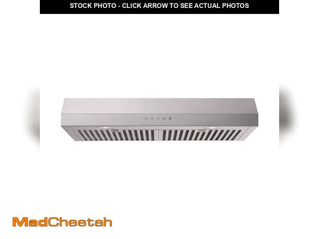 Lot 74-14559318 - Vissani 30 in. 340CFM Convertible Under Cabinet Range Hood in Stainless Steel - UNUSED