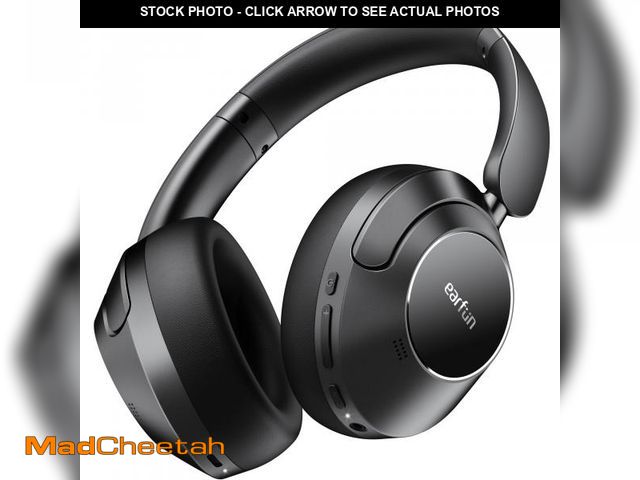 Lot 74-11549236 - EarFun Wave Pro Active Noise Canceling Headphones, Wireless Over Ear Bluetooth Headphones, LDAC Hi-R...
